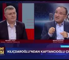 Adalet Bakanı Bekir Bozdağ: Kılıçdaroğlu o çirkin sözleri çıkıp mitingte okusaydı
