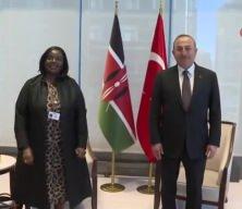 Dışişleri Bakanı Çavuşoğlu, Kenya Dışişleri Bakanı Raychelle Omamo ile görüştü