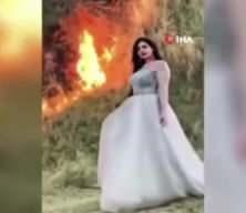 Sosyal medya fenomeni Tik Tok videosu için orman yangını çıkardı