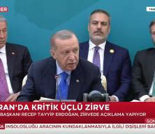 Başkan Erdoğan'dan 3'lü zirvede net Suriye mesajı
