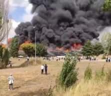 Erzurum Atatük Üniversitesi'nde yangın paniği