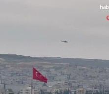 Rusya'ya ait helikopterler Türkiye-Suriye sınırında devriye attı!