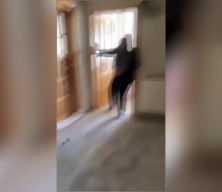 Depreme evlerindeyken yakalanan ailenin panik anları kamerada...