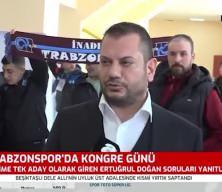 Trabzonspor başkan adayı Ertuğrul Doğan'dan açıklamalar
