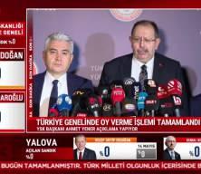 Oy verme işlemi sona erdi! YSK Başkanı Ahmet Yener son gelişmeleri açıkladı 
