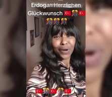 Almanya'da yaşayan Afrikalı kadın Erdoğan'ın zaferini böyle kutladı