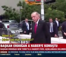 Başkan Erdoğan'la Türk muhabir arasında ilginç diyalog: Naber kız?