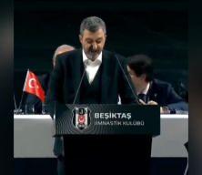 Beşiktaş Genel Kurulu’nda üyelik iptal ettiren Gazze müdahalesi: Islıkladılar, mikrofon kapattılar, susturdular