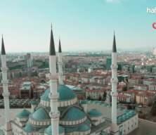 Ankara camileri havadan görüntülendi