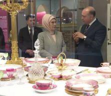 Emine Erdoğan, Ankara Palas Müzesi'ni ziyaret eden ilk kişi oldu.