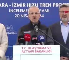Bakan Uraloğlu, Ankara-İzmir yüksek hızlı tren projesinin Bayat-1 Tüneli'nde inceleme yaptı