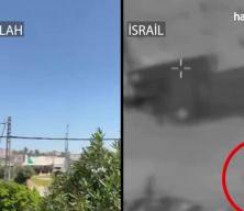 Hizbullah kamikaze dronla vurdu! İsrail'den jet cevap