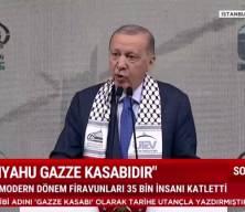 Cumhurbaşkanı Erdoğan İsrail'le ticari ilişkileri sonlandırdık açıklamasını yaptı
