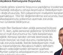 Düzce Akçakoca Belediye Başkanı Fikret Albayrak duyurdu!