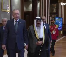 Cumhurbaşkanı Erdoğan, Kuveyt Emiri Meşal el-Ahmed el-Cabir es-Sabah ile görüştü
