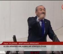 MHPli Yaşar Yıldırım "Bu savaş Haç ile Hilâl'in Savaşı. Bu savaşın nihai hedefi Türkiye'dir." diyerek uyarılarda bulundu