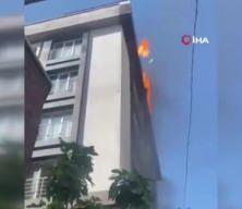 Şişli’de daireyi boşaltmayan adam binayı ateşe verdi
