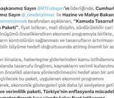 ATO Başkanı Baran: Kamuda Tasarruf ve Verimlilik Paketi Türkiye'nin enflasyonla mücadele sürecini ivmelendirecek