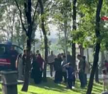 Bursa'da piknik yeri kavgası! Birbirine saldıran aileler biber gazıyla ayrıldı