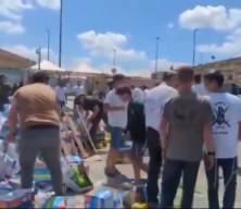 İşgalci İsrailliler, Filistin'e gönderilen yardım malzemelerini parçaladı!