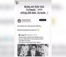 Manken Tuğba Özay'dan milli yas ilan edilmesine skandal tepki