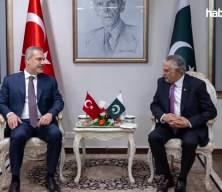Bakan Fidan, Pakistan Dışişleri Bakanı Dar ile görüştü