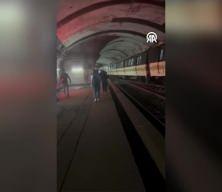 Yenikapı-Hacıosman metro hattındaki seferlerde aksama yaşandı