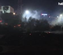 İşgalci İsrail'in askeri üssünde yangın çıktı