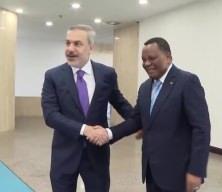 Dışişleri Bakanı Fidan, Kongo Dışişleri Bakanı Gakosso ile görüştü