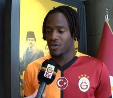Galatasaray'ın yeni transferi Michy Batshuayi, formayı giydi! 