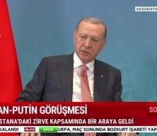 Şanhay İşbirliği Örgütü'na katılan Başkan Erdoğan burada Putin ile bir görüşme gerçekleştirdi