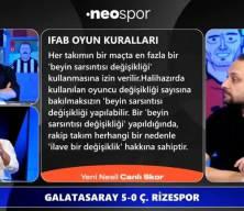 Galatasaray ve Rizespor 6’şar oyuncu değiştirdi! Serdar Ali Çeliker kuralı canlı yayında açıkladı