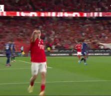 Kerem Aktürkoğlu, Benfica tribünlerine golle merhaba dedi