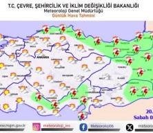 Meteoroloji'den yağış uyarısı