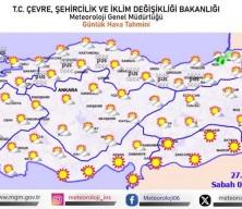 Meteoroloji'den hava tahmini