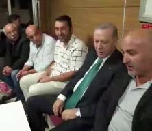 Başkan Erdoğan'dan taksi durağı ziyareti