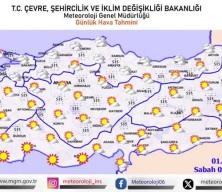 Hava sıcaklığı mevsim normallerinde seyredecek