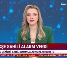 İstanbul'da deniz suyu çekildi!