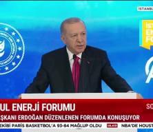 Erdoğan: Enerji kalkınmanın lokomotifidir