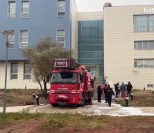 Kırklareli Üniversitesi'nde çıkan yangın söndürüldü