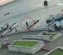 Pendik&rsquo;te vicdanları sızlatan olay: Kediye tekme atıp denize fırlattı