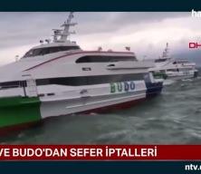 BUDO'nun bazı seferleri olumsuz hava koşulları nedeniyle iptal edildi