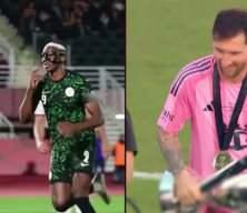 Galatasaray'ın yıldızı Osimhen 2025'te Messi'yi de ge&ccedil;ti