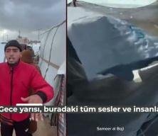 Gazzeliler gece yarısı can havliyle kendilerini dışarı attı! "Onurumuz ayaklar altında"