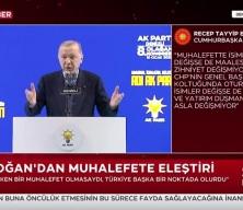 Cumhurbaşkanı Erdoğan'dan muhalefete sert tepkiler!