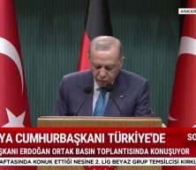 Almanya Cumhurbaşkanı Steinmeier Ankara'da! Cumhurbaşkanı Erdoğan'dan Gazze vurgusu