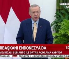 Cumhurbaşkanı Erdoğan'dan Endonezya'da