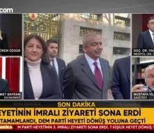 DEM heyetinin İmralı ziyareti sona erdi