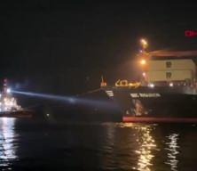 Yeşilköy'de mahsur kalan gemi, Kıyı Emniyeti tarafından kurtarıldı