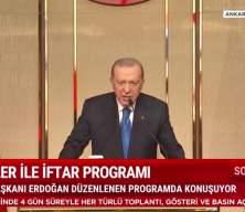 Başkan Erdoğan iftar programı sonrası konuştu